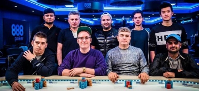 2016 888Live Poker Festival London Main Event Finalists